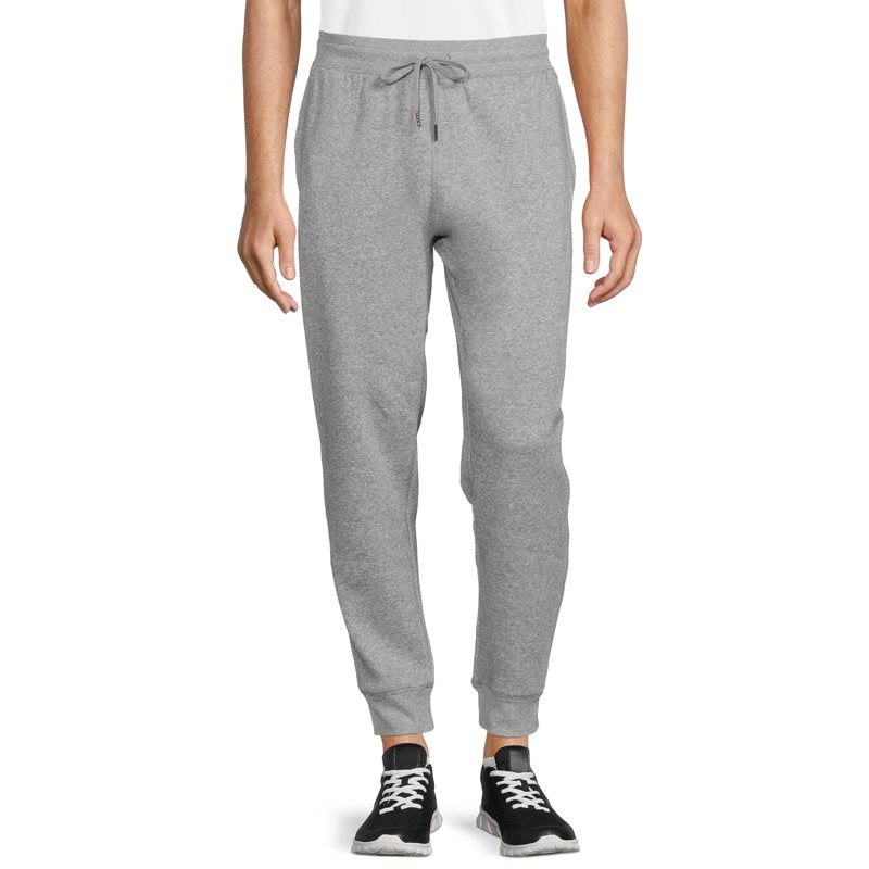 Men's Fleece Jogger Pants with Pockets and Drawstring Waist