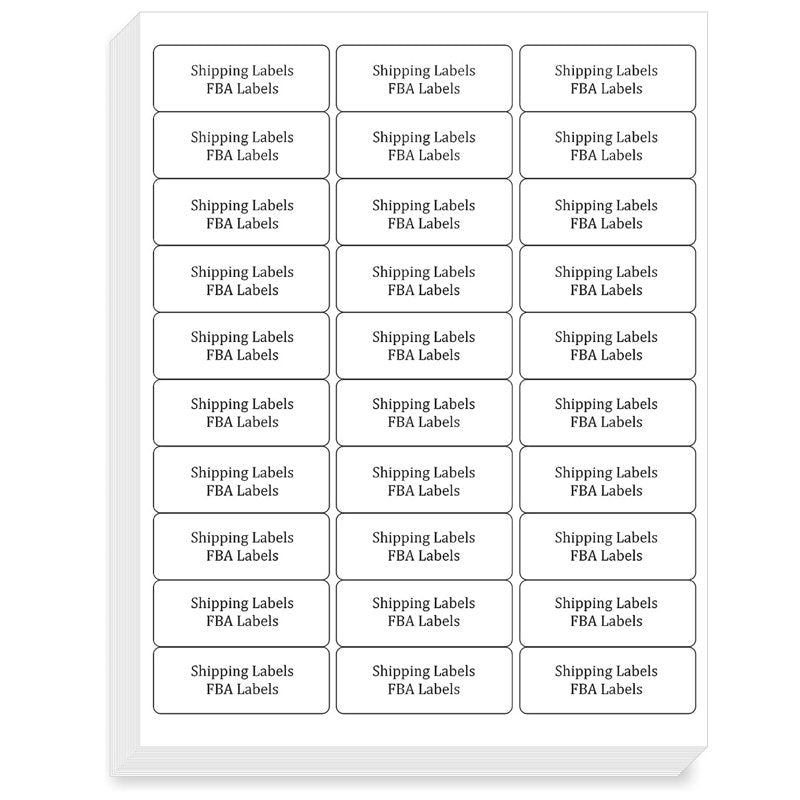 Shipping Address Labels Pack of 3000 for Laser & Inkjet Printers - Multiple Sizes & Counts