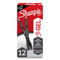 Gel Pens Ultra Fine Point 0.38mm Black - 12 Count | Smooth, No Smear Ink
