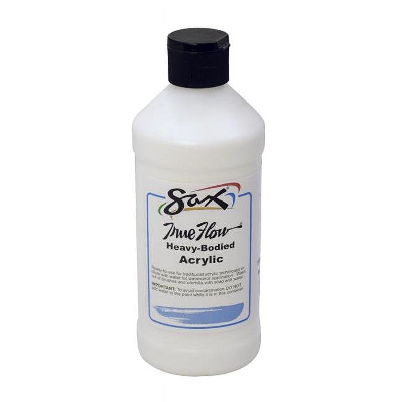 Titanium White Acrylic Paint - True Flow Pint for Art & Crafting