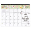 Large Floral Desk Pad Calendar 17x22 Inch 15-Month April 2026 - June 2027