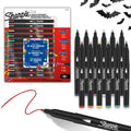 Assorted Water-Based Acrylic Paint Markers - Fine Tip, 12 Pack for Art & Crafting
