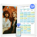 Digital Wall Calendar & Chore Chart 15.6-Inch Touchscreen Family Organizer
