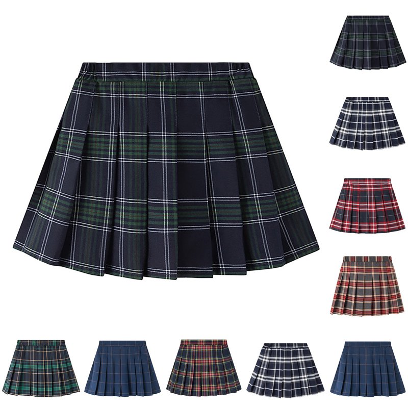 Girls School Uniform Pleated Skirt for Kids - Summer & Party Wear