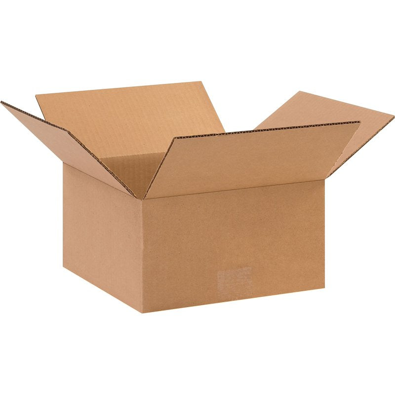 10x10x5 Shipping Boxes - Brown Corrugated Cardboard Flat-Ship Cartons