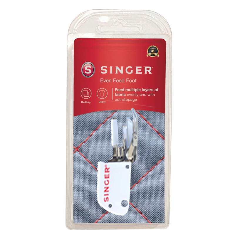 SINGER Even Feed Sewing Foot - Quilting and Multi-Layer Fabric Guide