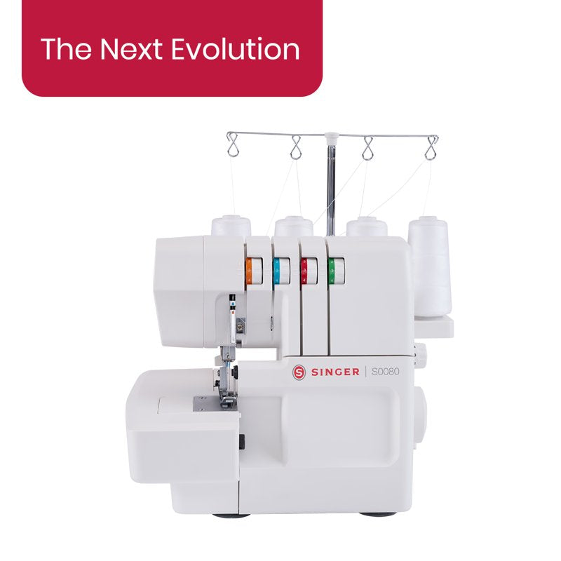 Serger Overlock Machine with 8 Stitches, Differential Feed & LED Light