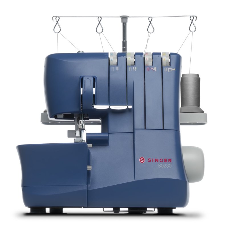 SINGER Mechanical Serger Sewing Machine - 1300 Stitches/Min, 2-4 Thread Options, Differential Feed, Free Arm
