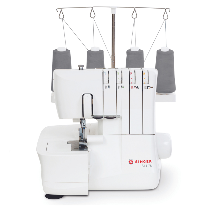 SINGER Serger Sewing Machine S14-78 with 2-3-4 Thread Options, Adjustable Differential Feed