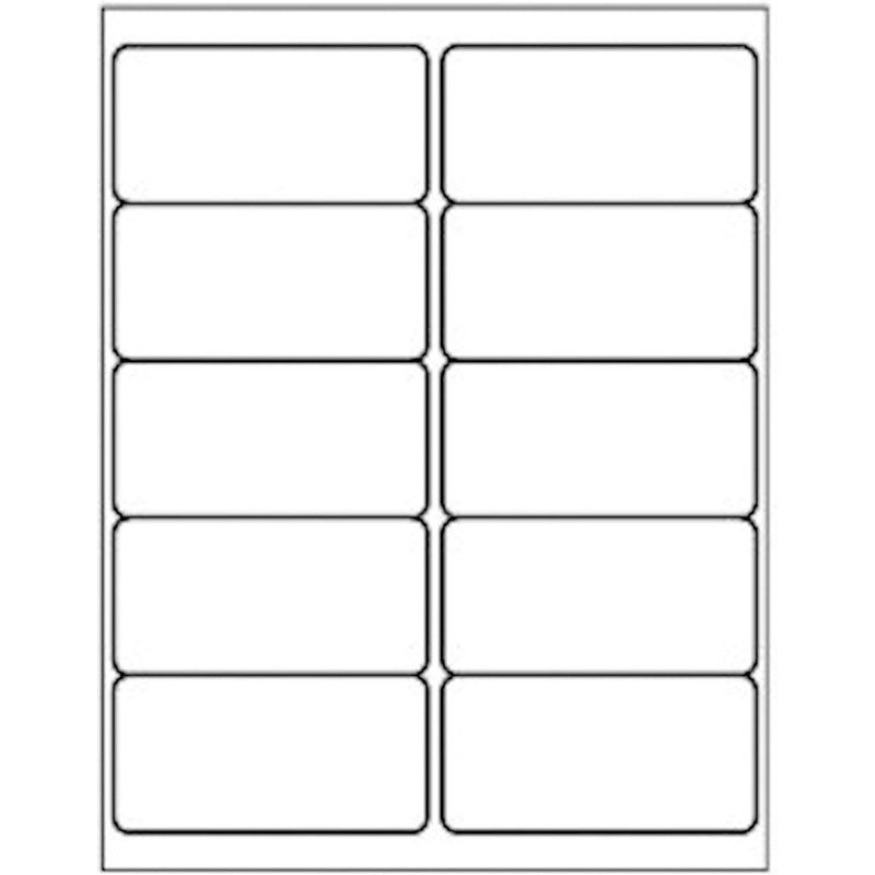 Shipping Address Labels 2x4 Inches - 5000 Self-Adhesive White Matte Sheets