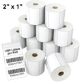 Thermal Barcode Label Rolls 2x1 Inches for FBA & Shipping - 1300 Labels per Roll