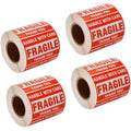 Fragile Shipping Labels 4 Rolls 2x3 Inch Handle With Care & Thank You Stickers