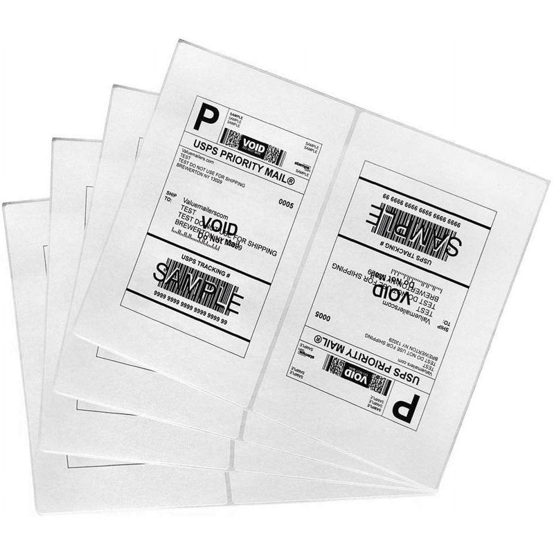 Self-Adhesive Shipping Labels for Laser & Inkjet Printers, 8.5 x 5.5 Inches, Bulk Pack of 8000 Labels