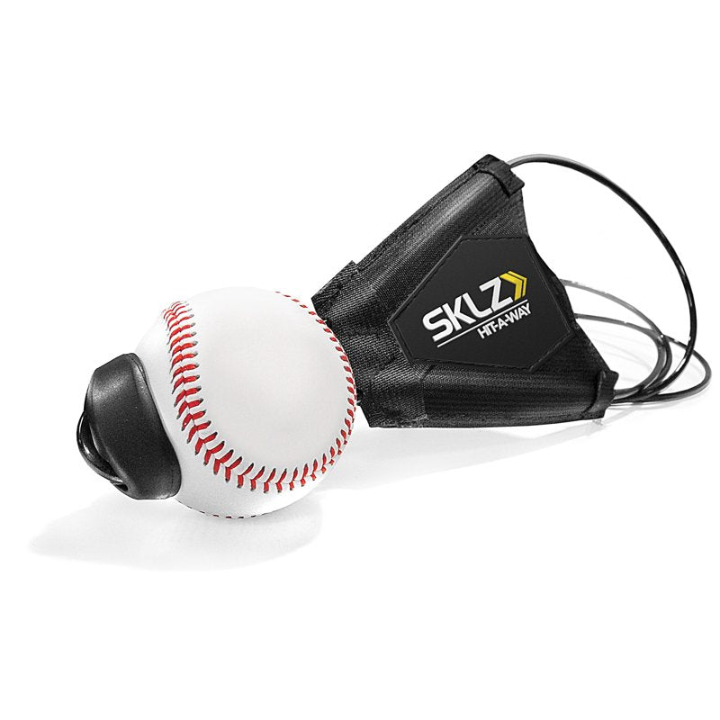 Baseball Swing Trainer with Tethered Ball & Adjustable Height - Practice Aid