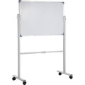 Magnetic Double-Sided Whiteboard with Adjustable Height & Mobility