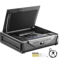 Biometric Gun Safe with Quick Access for Handguns & Valuables - 3 Entry Methods
