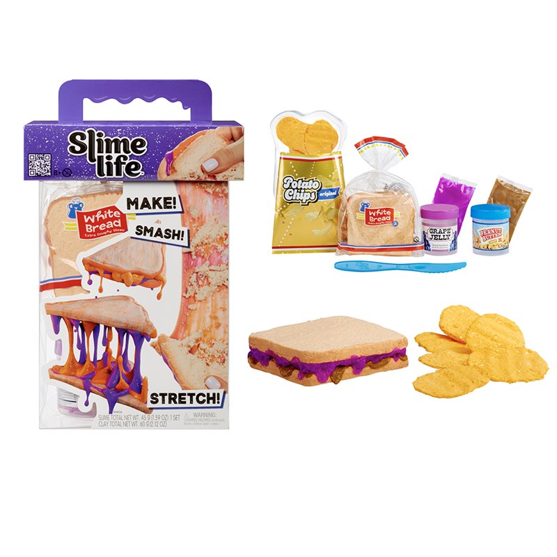 DIY Food-Inspired Slime Kit with Chips - Make Smash & Stretch Fun