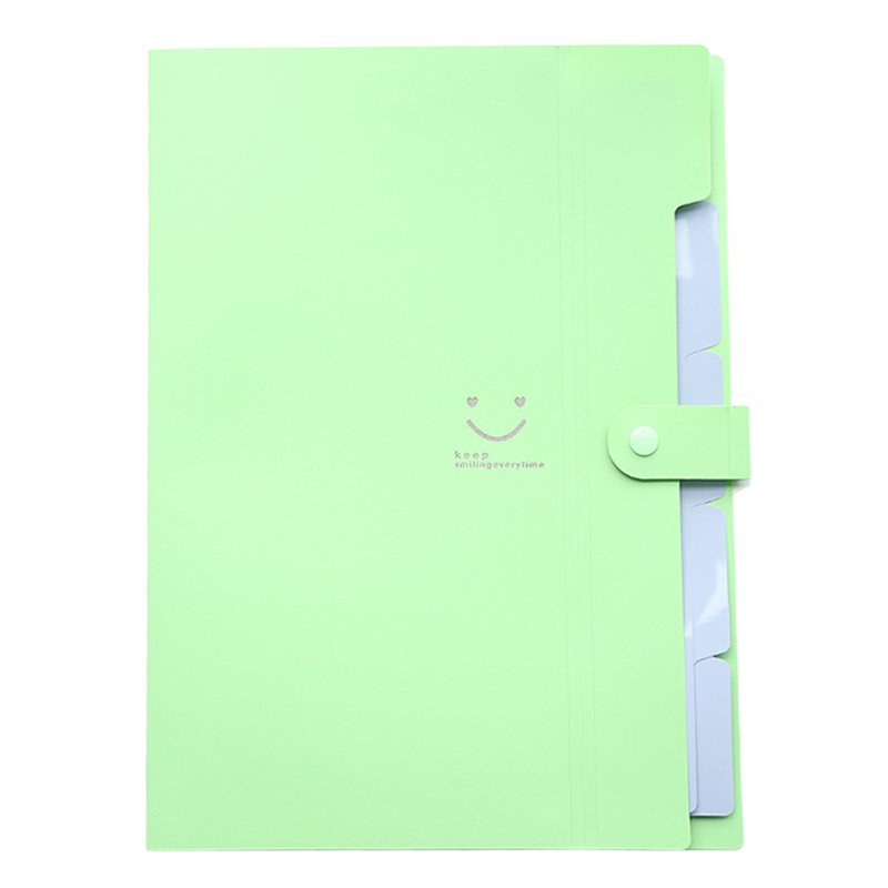A4 Document Organizer File Folder Binder with 5 Pockets and Secure Closure