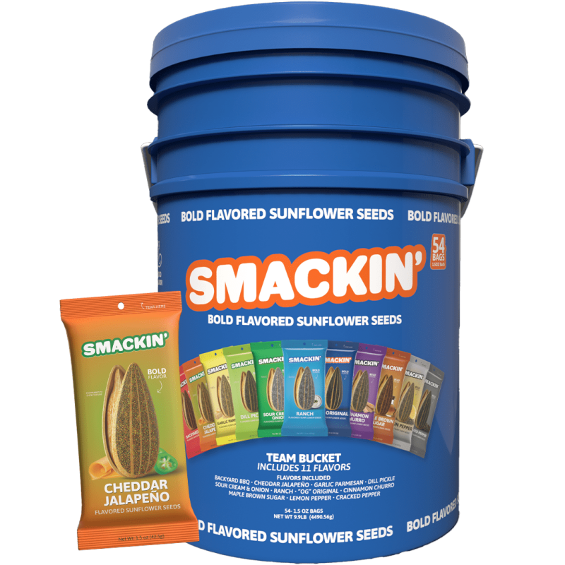Smackin' Sunflower Seeds Jumbo Flavored Snack Variety Pack 1.5oz Bags