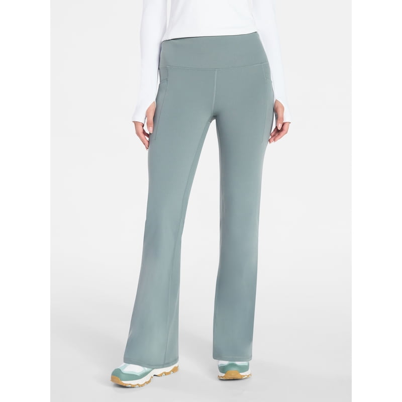 SoftSculpt Flare Leggings with Pockets for Women - Activewear