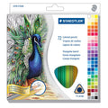 Triangular Barrel Colored Pencils Set - 72 Vibrant Art Supplies for Drawing & Shading