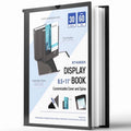 Art Portfolio Binder with Plastic Sleeves - 8.5x11 Display & Document Organizer