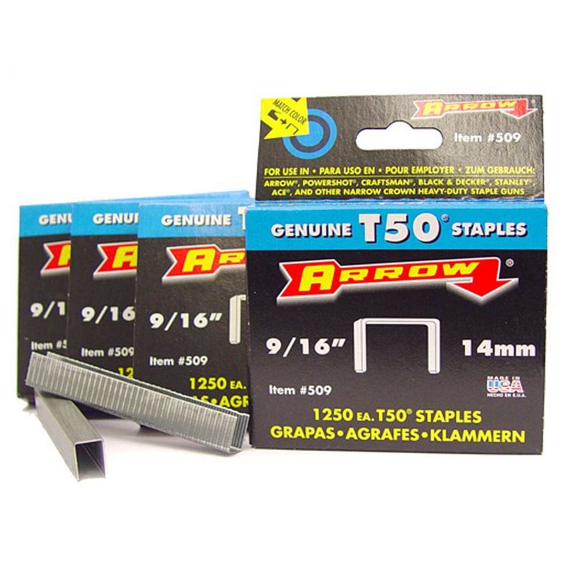 Heavy Duty Staples for Tacker - 5/16 Inch, Bulk Pack of 5000