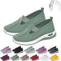 Orthopedic Breathable Flat Shoes for Women with Arch Support - Comfortable Slip-On Sneakers