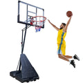 Portable Basketball Hoop System with 54 Inch Polycarbonate Backboard