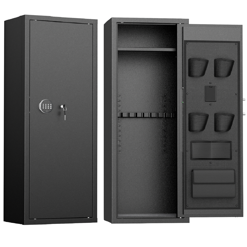Large Capacity Gun Safe for Rifles and Pistols with Digital Lock and LED Lighting