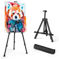 Adjustable Art Easel Stand for Painting & Display - Portable Aluminum Tripod