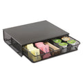Stackable Black Mesh Drawer Organizer with Removable Dividers - Office & Hospitality Storage