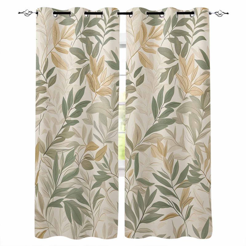 Blackout Window Curtains 52x72 Inches Thermal Insulated Darkening Drapes for Bedroom & Living Room