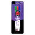 UV-Visible Gel Ink Pen Set - Bold Point, 3 Colors for Secret Notes & Artwork