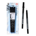 Calligraphy Brush Pens Set - Archival Black Ink for Lettering & Modern Calligraphy - 1mm, 2mm & 3mm Nibs - 3 Pack