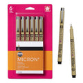 Archival Black Ink Fineliner Pens Set - Fine Point Drawing & Writing Tools