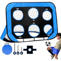 Portable 4x2.6 ft Foldable Kids Soccer Goal, Sturdy Backyard Beach Park Set
