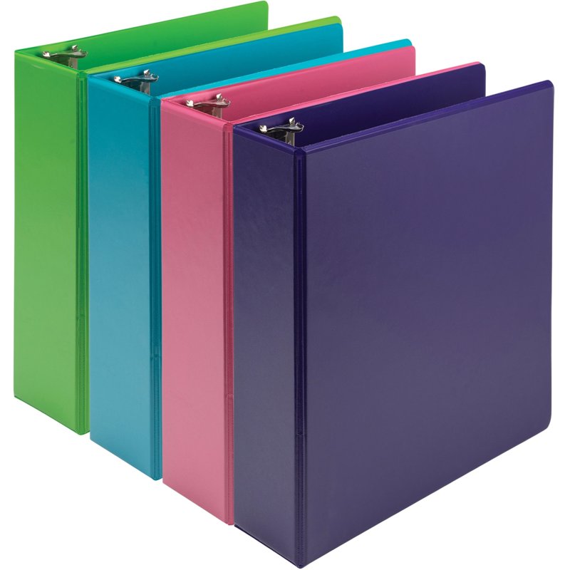 Plant-Based 3-Inch 3 Ring View Binder - Durable Eco-Friendly Office & School Organizer