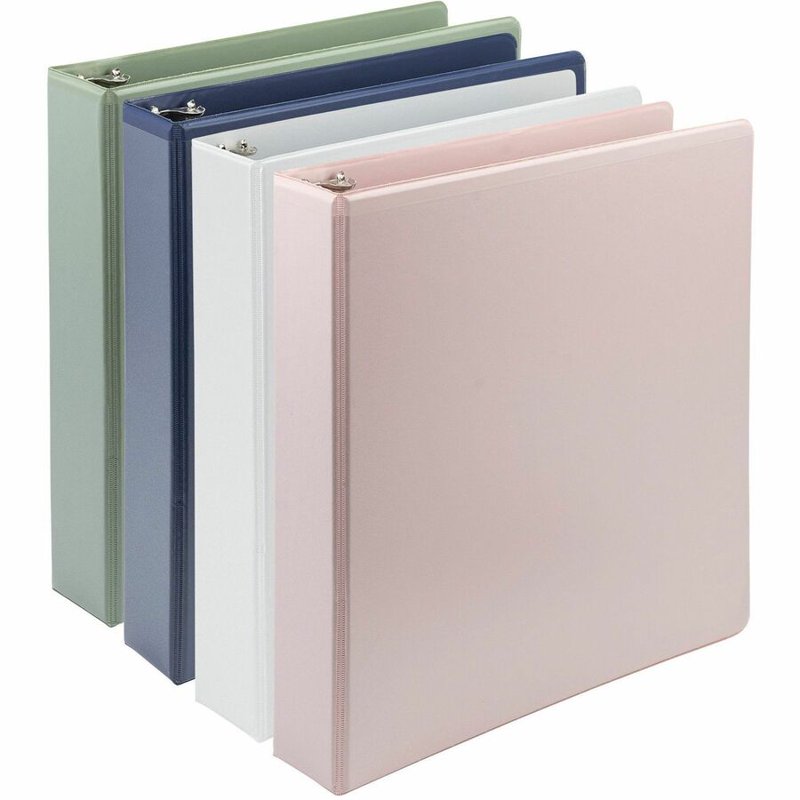 Samsill Earth’s Choice Plant-Based 1.5 Inch 3-Ring View Binder 4 Pack