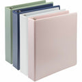 Samsill Earth’s Choice Plant-Based 1.5 Inch 3-Ring View Binder 4 Pack