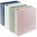 Durable 2 Inch Plant-Based View Binder Set - Assorted 4 Pack