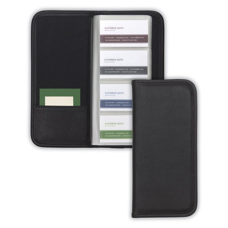Professional Business Card Organizer Holds 160 Cards - Multiple Pack Sizes