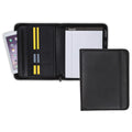 Professional Padfolio with Zippered Closure and Tablet Sleeve - Office Organizer