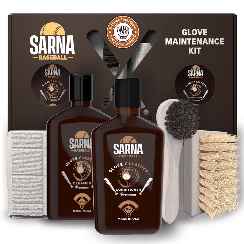Baseball and Softball Glove Cleaner & Conditioning Kit - Leather Care Set