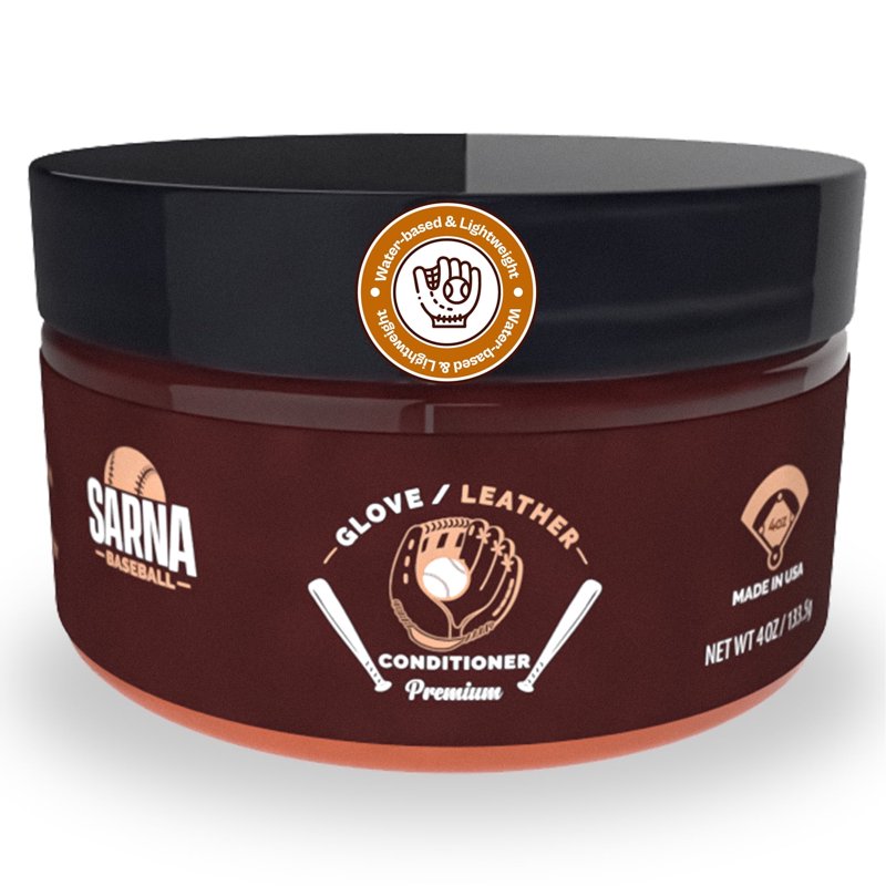 Baseball Glove Conditioner Cream - Softens, Preserves & Protects Leather Gloves
