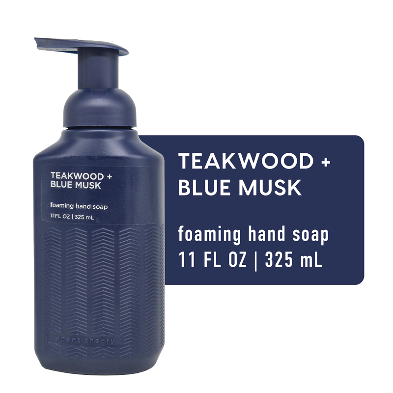 Foaming Hand Soap with Teakwood & Blue Musk - Moisturizing & Fragrant