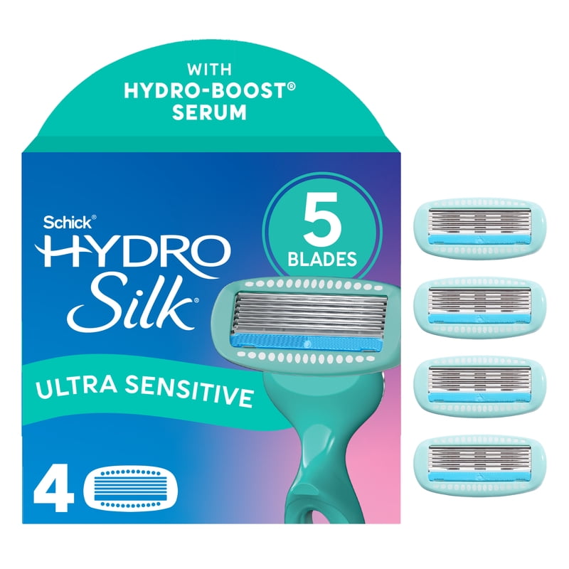 Women’s Razor Refill Blades for Sensitive Skin - Pack of 4 or 6