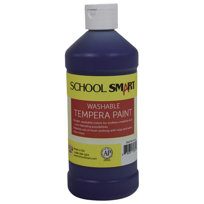 Washable Purple Tempera Paint - 1 Pint Art & Craft Supplies