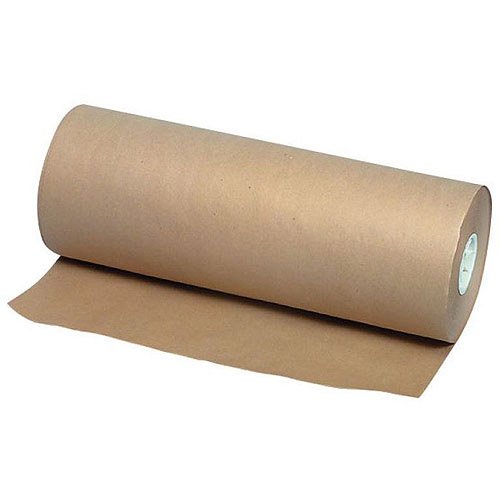 Heavy Weight Kraft Paper Roll - 50 lb, 24-48 in Width, 1000 ft Brown