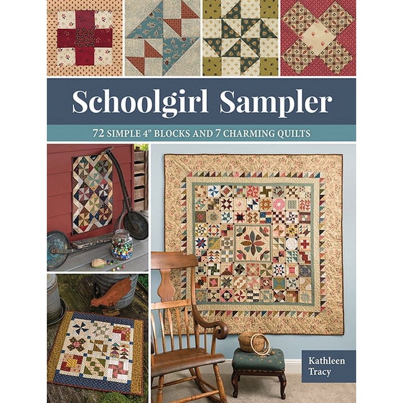 Quilt Pattern Book with 72 Simple Blocks and 7 Charming Designs